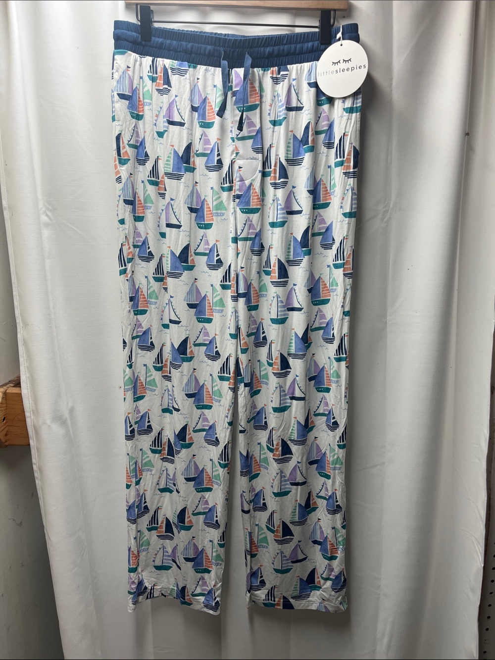 NWTs Little Sleepies Seas the Day Sailboat Pajama Pants- XXL